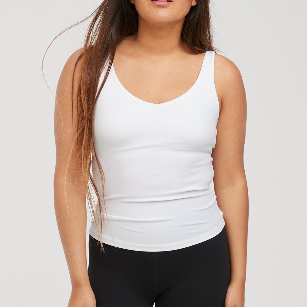 Aerie White Sports Bra